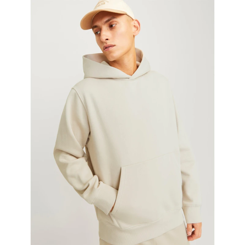 Image of Jack and Jones Urban Edge 400 GSM Hoodie Mens Moonbeam male XL