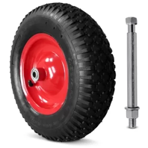 Image of Wheelbarrow Wheel Black Pneumatic incl. Axis