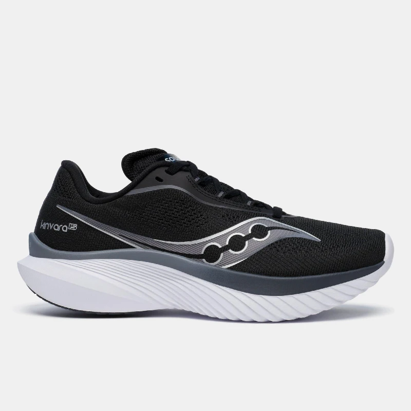Image of Saucony Kinvara 15 Running Shoe Black female UK 4