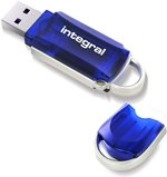 Image of Integral 32GB Courier USB 2.0 Flash Drive - Blue