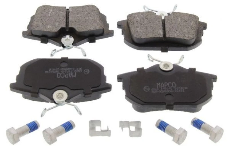 Image of MAPCO 6500 Brake pad set Rear Axle, incl. wear warning contact Brake Pad Set,disc brake (402)