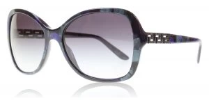 Image of Versace VE4271B Sunglasses Marbled Black / Green / Blue 51278G 58mm