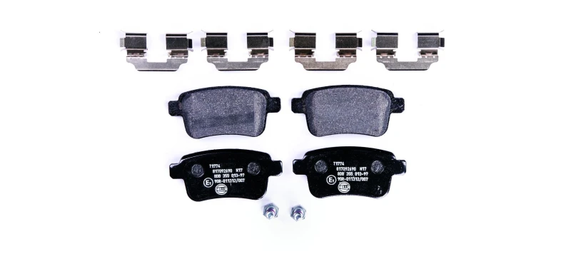Image of HELLA Brake pad set HELLA 8DB 355 013-971
