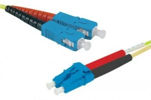 Image of 1m Fibre Duplex Os2 9 125 Lszh Sclc