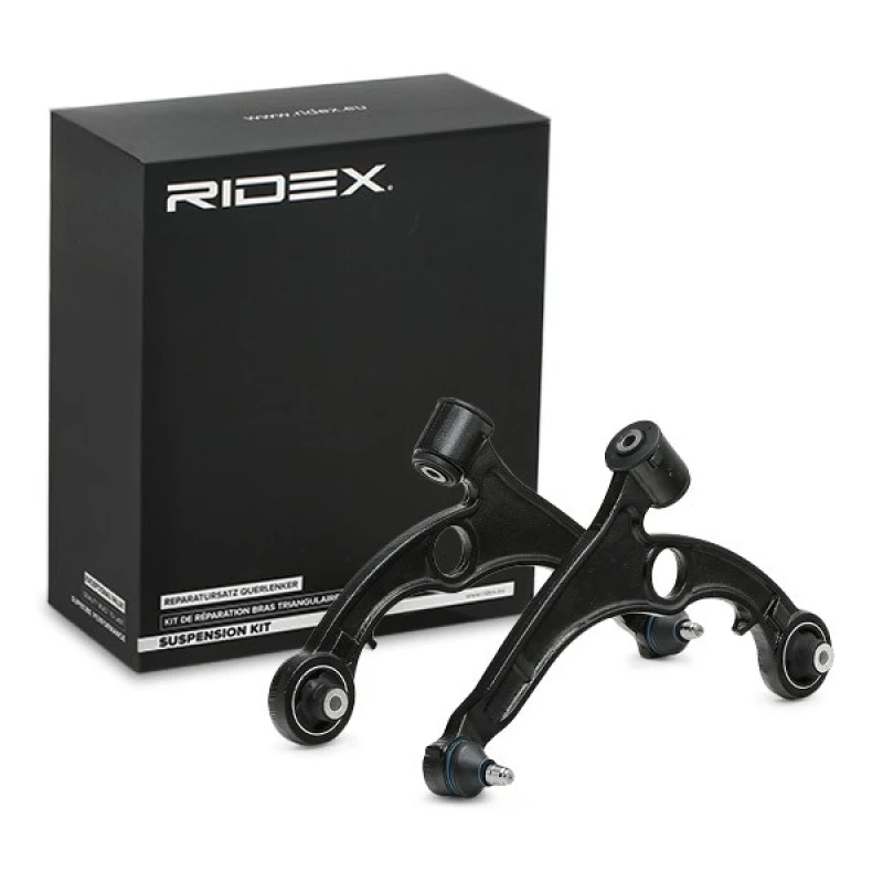 Image of RIDEX 772S0635 Control arm repair kit Lower Front Axle, Control Arm Cast Steel Suspension Kit (772)