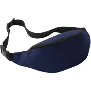 image of Adjustable Belt Bag (2.5 Litres) (One Size) (French Navy) - Bagbase