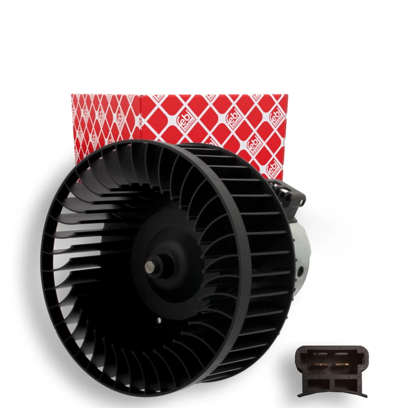 Image of FEBI BILSTEIN 38487 Blower Motor with electric motor Metal, Plastic Interior Blower (2669)