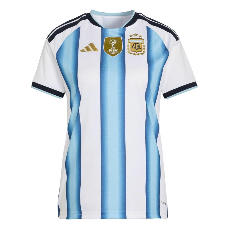 Image of adidas Argentina Home Shirt World Cup 2026 Womens White/Blue female 14 (L)