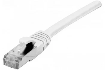 image of Patch Cord RJ45 CAT.6 F/UTP LSZH Snagless White - 3 M Full Copper