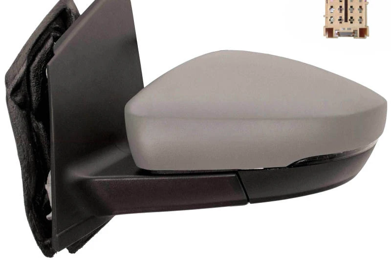 Image of PRASCO VG0237144P Wing mirror Left, Electric, Internal Adjustment, primed Outside Mirror (50)