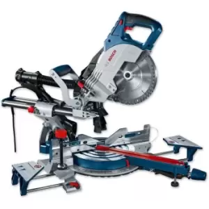 image of Bosch GCM8SJL 8 110v Sliding Mitre Saw With Laser Cutting Guide -Includes Blade