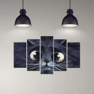 Image of 5DMDF-56 Multicolor Decorative MDF Painting (5 Pieces)