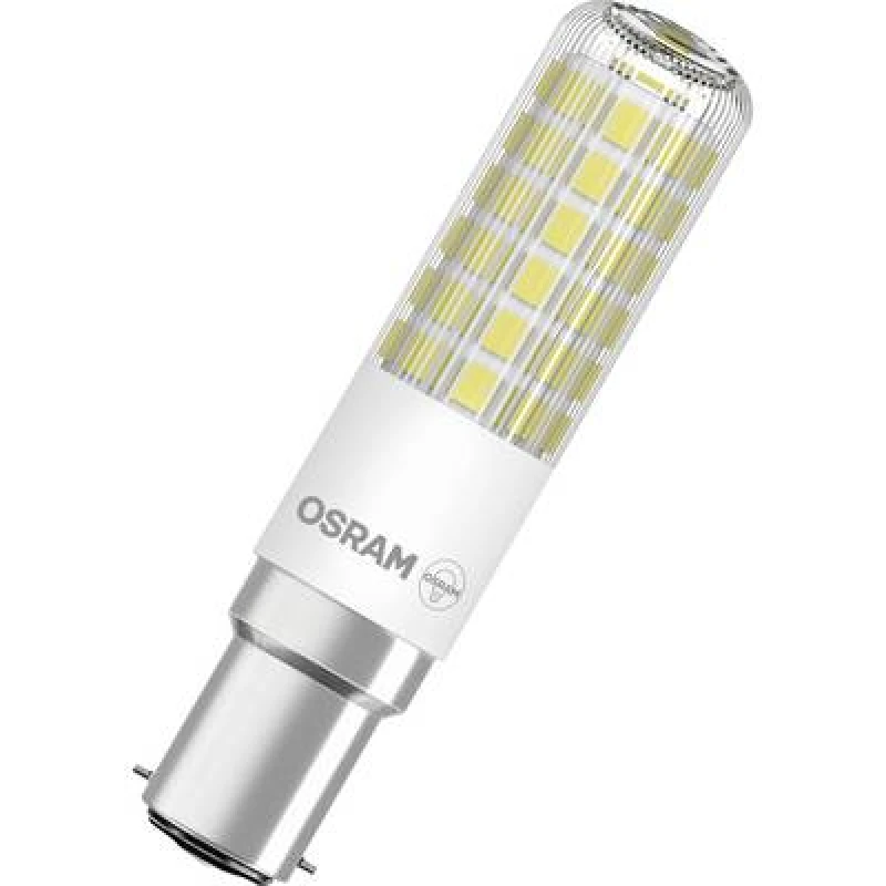 Image of Osram OSRAM 4099854266706 LED (monochrome) EEC E (A - G) B15d Battery shape 6.5 W = 60 W Warm white (Ø x H) 18mm x 80 mm 4099854266706