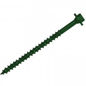 Image of Forgefix Hexagonal Torx Timber Screws Green 7mm 100mm Pack of 50