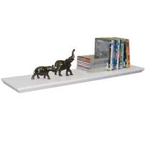 Image of Techstyle Oliver Bevelled 3ft / 91Cm Floating Wall Shelf White