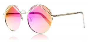 image of Le Specs Wild Child Sunglasses Gold WildChild 50mm