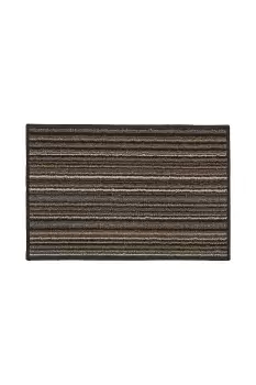 image of Arona Machine Washable Latex Backed Doormat, 40x60cm,Brown