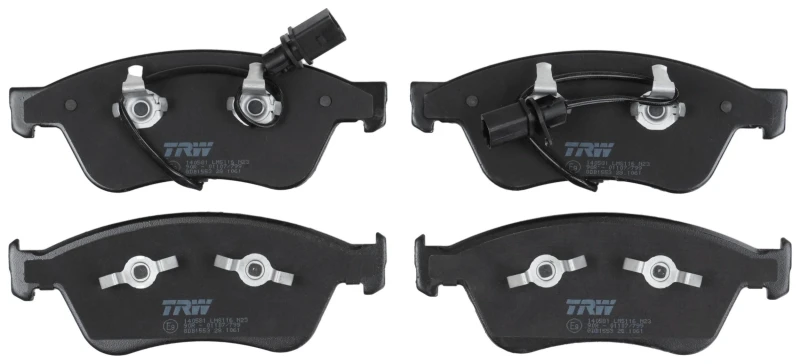Image of TRW GDB1553 Brake pad set incl. wear warning contact Brake Pad Set,disc brake (402)