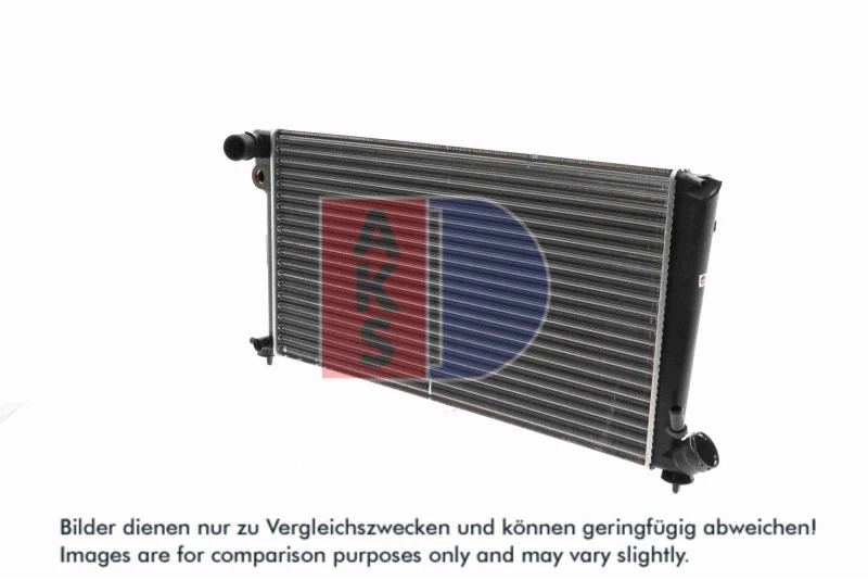Image of AKS DASIS 060032N Engine radiator Aluminium, Mechanically jointed cooling fins Radiator,engine cooling (470)