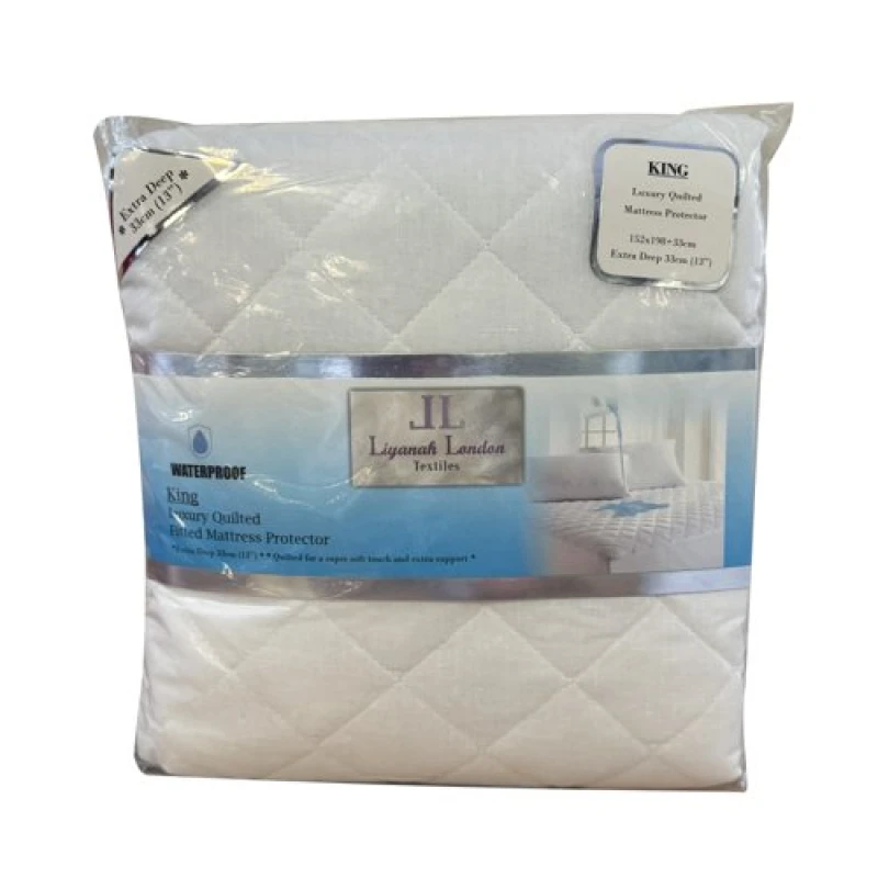 Image of Unbranded Quilted Waterproof Mattress Protector King (Pack of 12) D0011 D0011