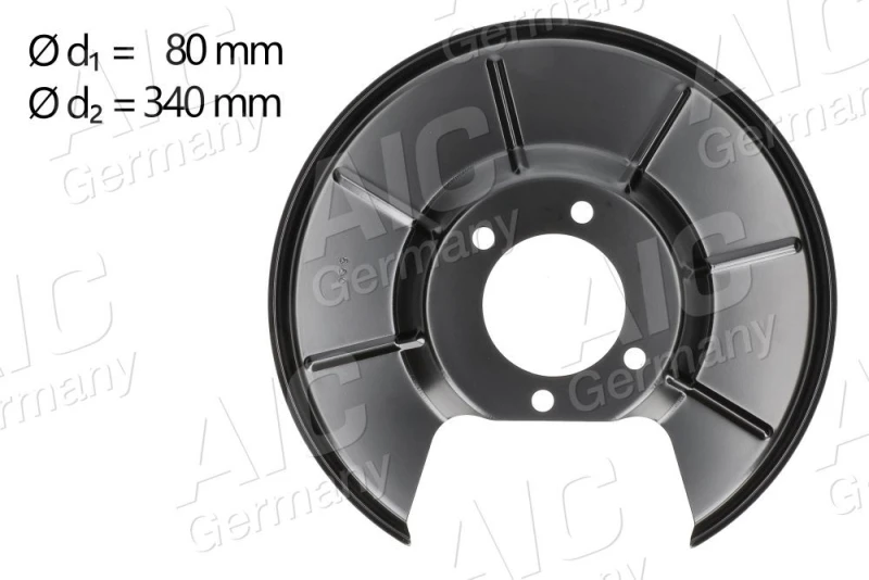 Image of Brake disc backing plate AIC 56326