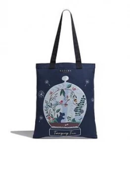 image of Radley Whimsical Floral Medium Tote Bag - Ink