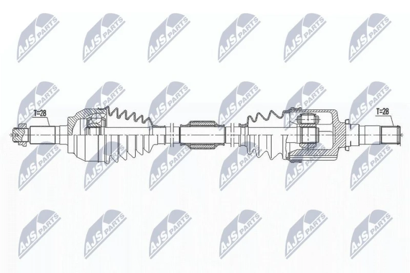 Image of NTY Drive shaft NTY NPW-MZ-062