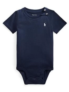 Image of Ralph Lauren Baby Boys Core Bodysuit - Navy, Size 6 Months