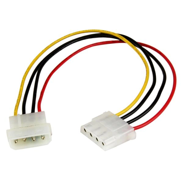 Image of StarTech 12" Molex LP4 Power Extension Cable MF