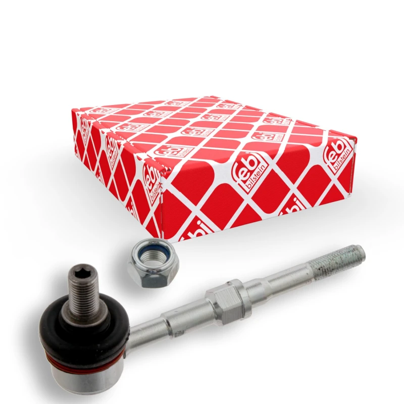 Image of FEBI BILSTEIN 31558 Anti-roll bar link Rear Axle Right Steel Link Stabiliser (3229)