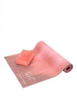 image of Davina Mccall Yoga Mat And Block Set