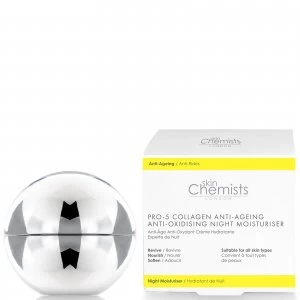 image of skinChemists London Pro-5 Collagen Anti Ageing Anti-Oxidising Night Moisturiser 50ml