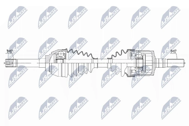 Image of NTY Drive shaft NTY NPW-IS-005