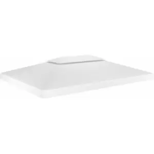 image of Vidaxl - 2-Tier Gazebo Top Cover 310 g/m² 4x3 m White White