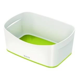 image of Leitz MyBox Storage Tray WhiteGreen 52571064