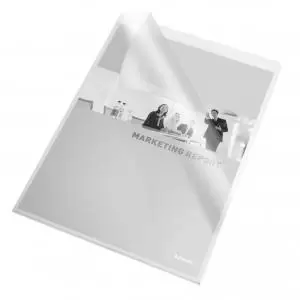 Image of Esselte Quality Folder, Holds up to 20 A4 sheets, Transparent, Matte,