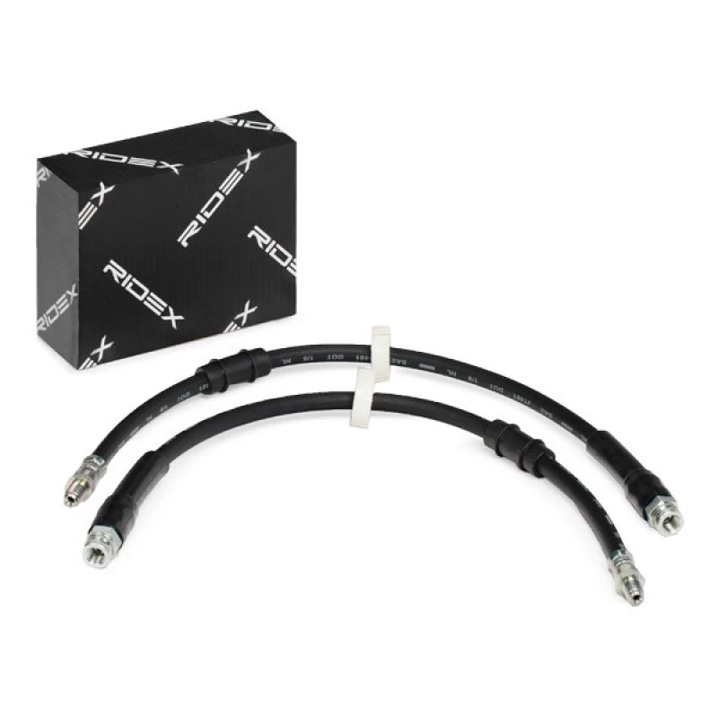 Image of RIDEX 83B0869 Brake Hose Front Axle Brake Hose (83)