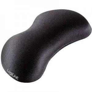Image of LogiLink ID0136 Gel wrist support mat Ergonomic Black (W x H x D) 140 x 25 x 55 mm