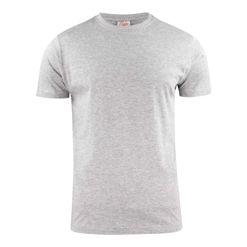 Image of Printer Mens Heavier Pro T-Shirt in Grey Size: Small Grey Male S