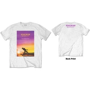 Image of Queen - Bohemian Rhapsody Mens Large T-Shirt - White