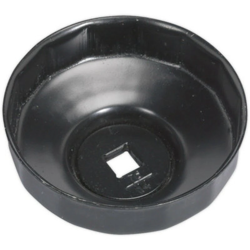 Image of Loops 76mm Oil Filter Cap Wrench - 14 Flutes - 3/8" Sq Drive - Low Profile Design Multi