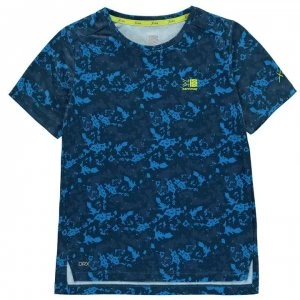 image of Karrimor X Race Short Sleeve T Shirt Junior Boys - Blue AOP