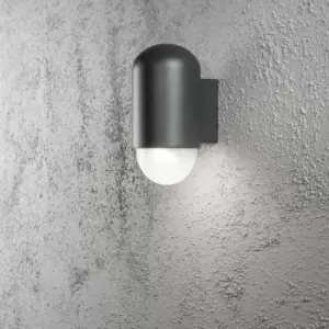 image of Konstsmide Sassari Outdoor Modern Wall Light Anthracite, High Power LED 4W, IP44