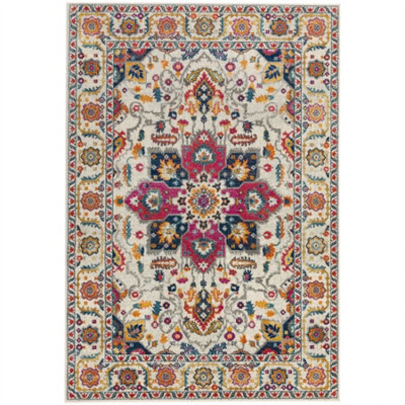 Image of Nova Persian Rugs Nv24 In White Multi - 200X290Cm