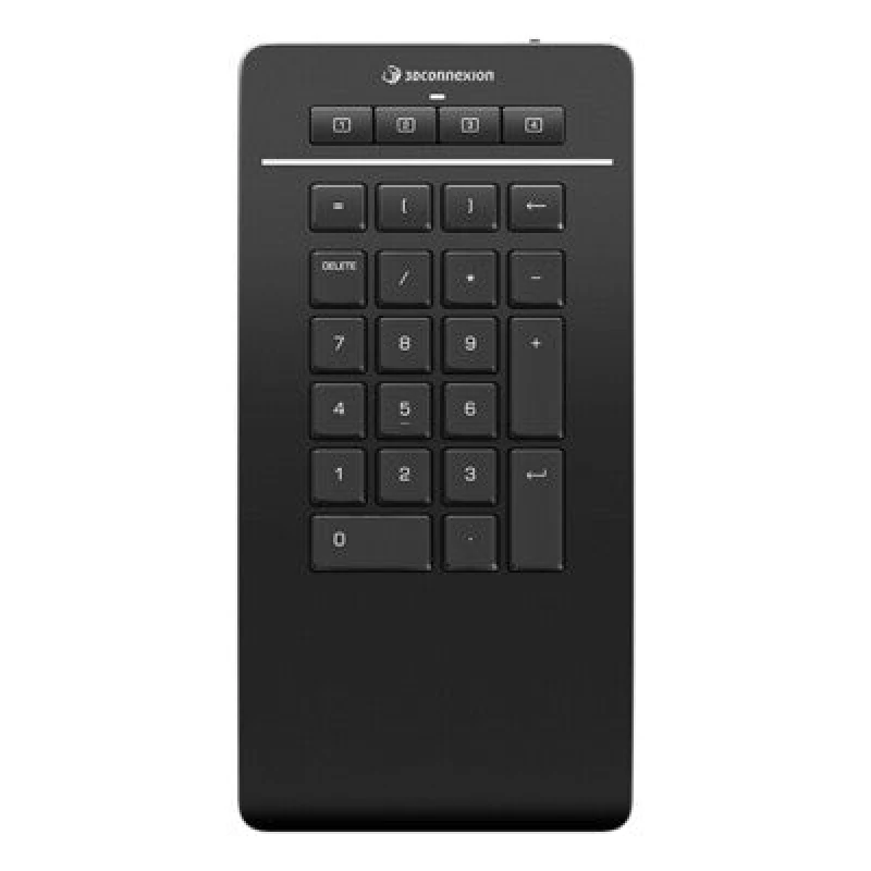 Image of 3Dconnexion 3Dconnexion Numpad Pro numeric keypad Bluetooth/USB/RF Wireless Black 3DX-700105