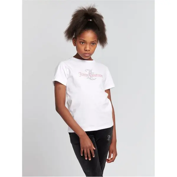 Image of JUICY COUTURE Juicy SS Diamnte T Jn42 Regular Fit T-Shirts 10-11 Yrs Green 62062715195