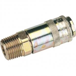 Draper PCL Airflow Coupling Tapered Male Thread 1/2" Bsp Pack of 1