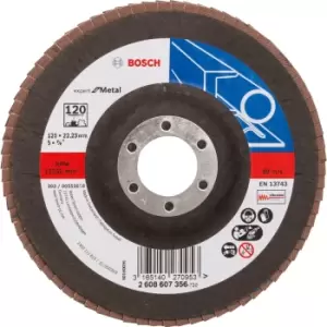 image of Bosch Expert X551 for Metal Flap Disc 125mm 120g Pack of 1