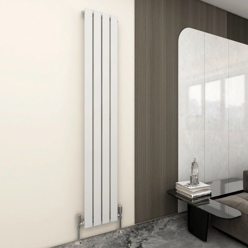 Image of MCC DIRECT Mcc Direct - 1800 x 272mm Single Designer Flat Panel Central Heating Radiator white HS3101