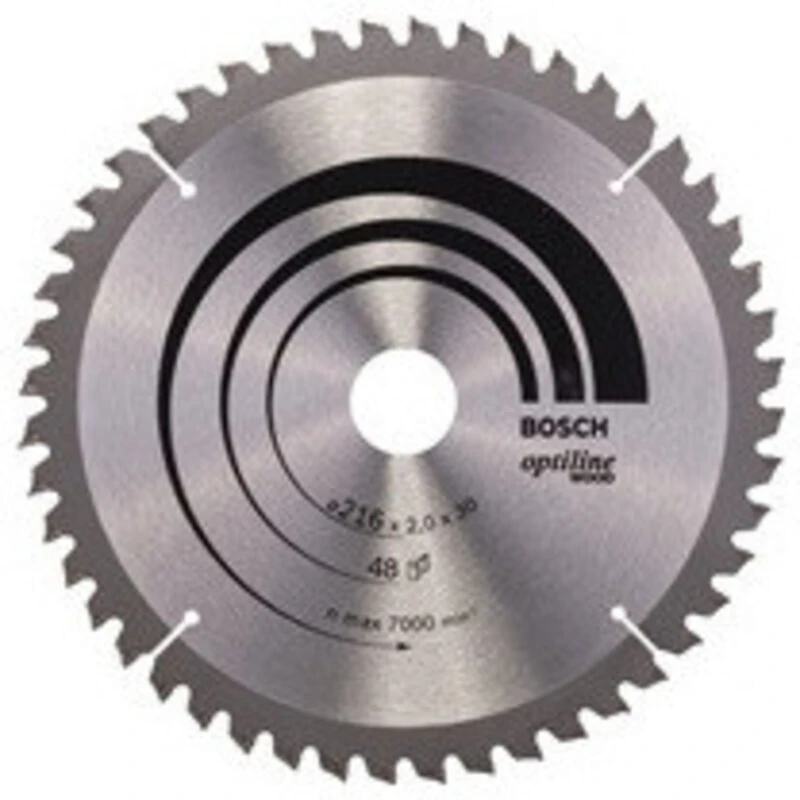 Image of Bosch Kreissageblatt Optiline Wood AD 216mm Z.48 WZ/N Bohr.30mm Schnitt-B.20mm 2608640432